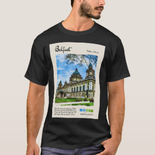 Belfast Vintag Watercolor Travel T-Shirt