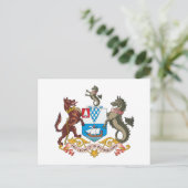 Belfast-Wappen Postkarte (Stehend Vorderseite)