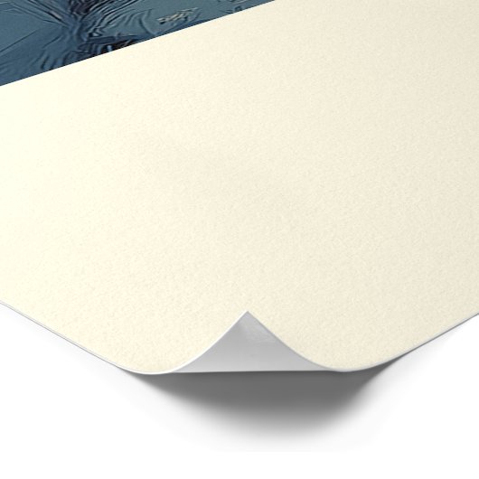 Belfast Winter Night-Szene Poster (Ecke)