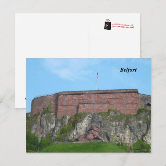 Belfort - postkarte (Vorne/Hinten)