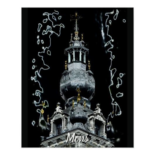Belfried von Mons Poster (Vorderseite)
