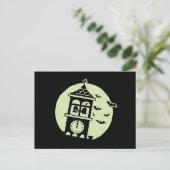 Belfry Bats Moon Postkarte (Stehend Vorderseite)