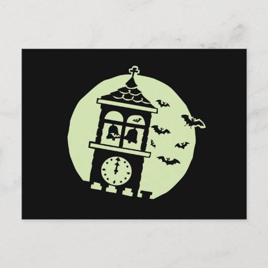 Belfry Bats Moon Postkarte (Vorderseite)
