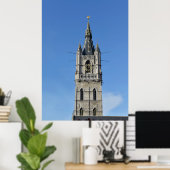 Belfry Gent, Belgien Poster (Heimbüro)