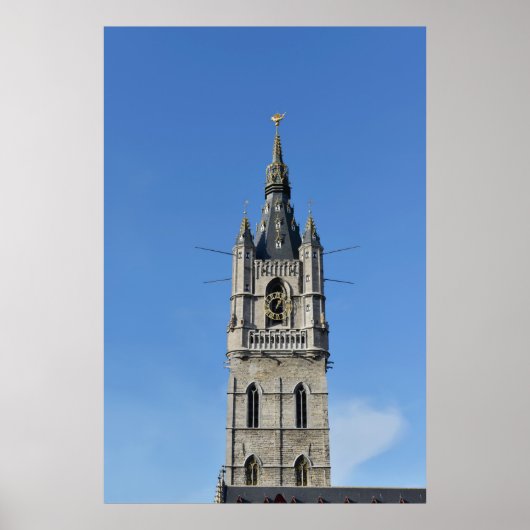 Belfry Gent, Belgien Poster (Vorne)