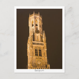 Belfry in Brügge Postkarte
