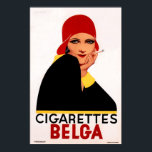 BELGA CIGARETTES Belgien Zigarre Vintag Art Deco Poster<br><div class="desc">Hochauflösende Reproduktion,  extrem scharfe Drucke,  farbkorrigierte Farbkorrektur für lebendige und knusprige Farben,  digitale Reparatur für Tränen,  Fehler,  vermisste Elemente. Belga Zigaretten Belgien Art Deco Poster.</div>