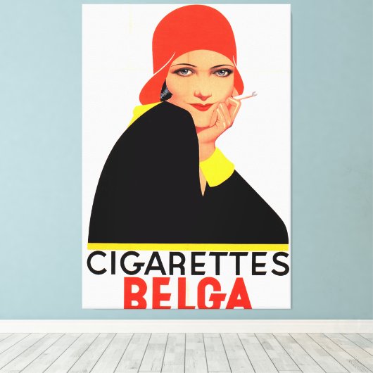 Belga Cigs Leinwanddruck (Insitu (Holzboden))
