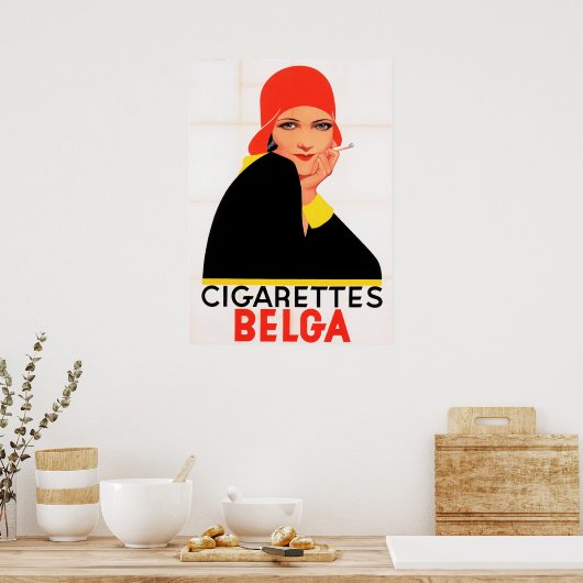 Belga Cigs Poster (Küche)