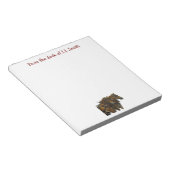 Belgian Draft Horse Team Notepad Notizblock (angewinkelt)