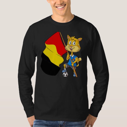 Belgian fan cat T-Shirt (Vorderseite)