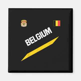 Belgian Football Soccer Ball Travel Jersey Allez L Magnet