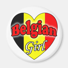Belgian Girl Magnet