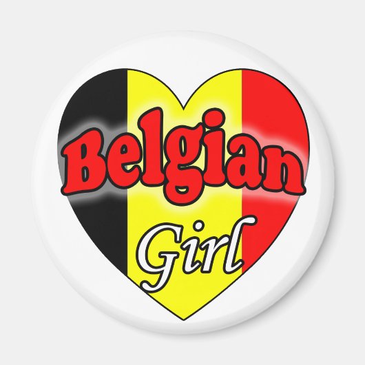 Belgian Girl Magnet (Vorne)
