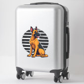 Belgian Malinois (2) Aufkleber (Koffer)
