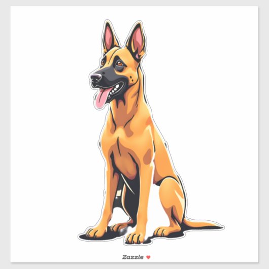 Belgian Malinois (3) Aufkleber (Blatt)