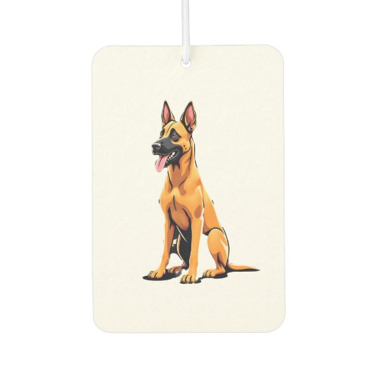 Belgian Malinois (3) Autolufterfrischer (Vorderseite)