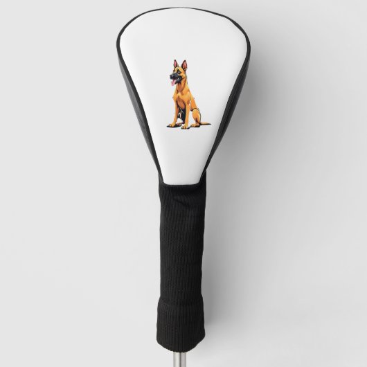Belgian Malinois (3) Golf Headcover (Vorderseite)