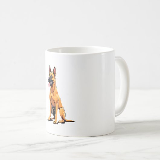 Belgian Malinois (3) Kaffeetasse (VorderseiteRechts)