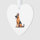 Belgian Malinois (6) Ornament (Vorderseite)