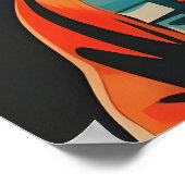 Belgian Malinois Astronaut Poster, Belgian Poster (Ecke)