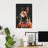 Belgian Malinois Astronaut Poster, Belgian Poster (Heimbüro)