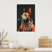 Belgian Malinois Astronaut Poster, Belgian Poster (Küche)
