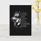 Belgian Malinois - Belgian Shepherd Dog Karte (Gelbe Blume)