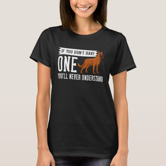 Belgian Malinois Dog Puppies Owner T-Shirt (Vorderseite)