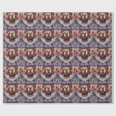 Belgian Malinois Dog Valentine's Day Geschenkpapier (Flach)