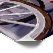 Belgian Malinois Dog Valentine's Day Poster (Ecke)