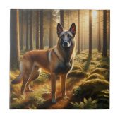 Belgian Malinois Fliese (Vorderseite)