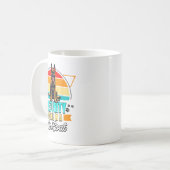 Belgian Malinois Lover Funny Belgian Malinois Retr Kaffeetasse (Vorderseite Links)