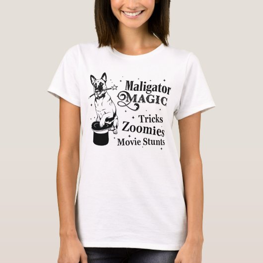 Belgian Malinois – Maligator Magic T-Shirt (Vorderseite)