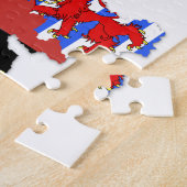 Belgian Provinces Flags Map, Belgium, Educational Puzzle (Seite)