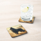 Belgian Sheepdog Getränkeuntersetzer (Rechte Seite)