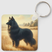 Belgian Sheepdog Schlüsselanhänger (Rückseite)