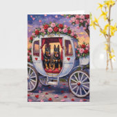 Belgian Shepherd Dog Valentine's Day Karte (Gelbe Blume)