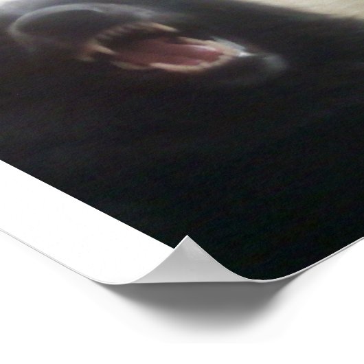 Belgian Shepherd's Teeth aka "The Black Wolf" Poster (Ecke)