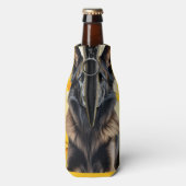 Belgian Tervuren Dog Lover and Poppies Flaschenkühler (Flasche Rückseite)