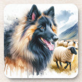 Belgian Tervuren Getränkeuntersetzer (Vorderseite)