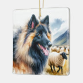 Belgian Tervuren Keramikornament (Links)