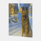 Belgian Tervuren Ornament Aus Glas (Vorderseite links)