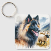 Belgian Tervuren Schlüsselanhänger (Vorderseite)