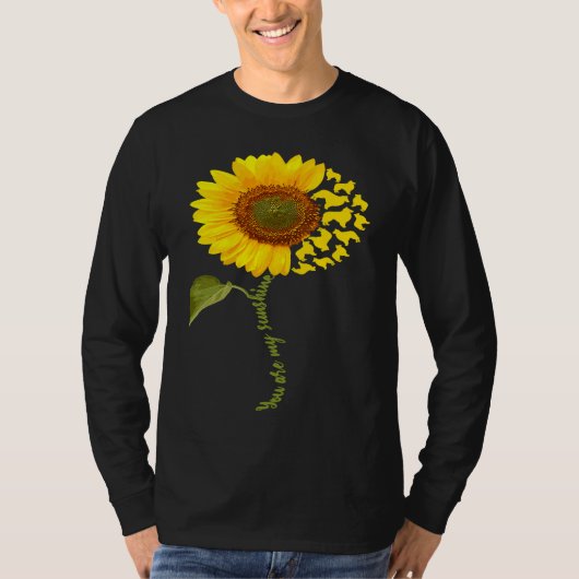 Belgian Tervuren Sunflower T-Shirt (Vorderseite)