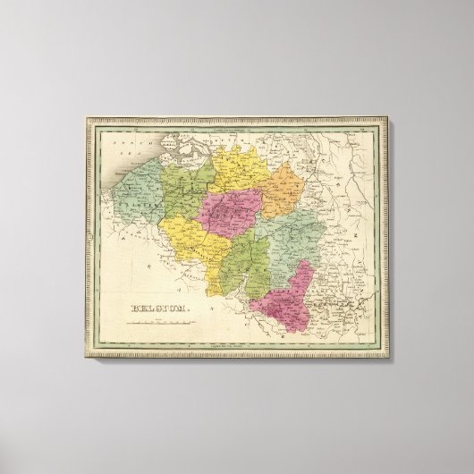 Belgien 5 leinwanddruck (Vorderseite)