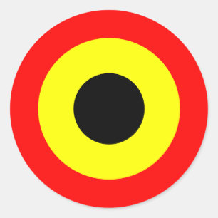 Belgien Air Force Roundel Runder Aufkleber