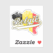 Belgien Aufkleber (Blatt)