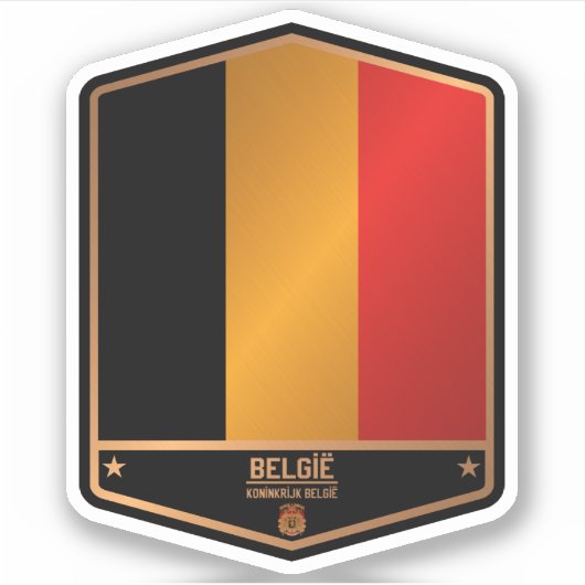 Belgien Aufkleber (Vorderseite)