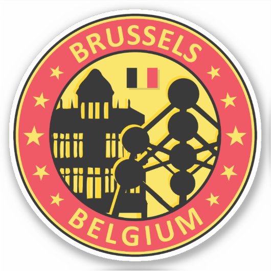 Belgien Aufkleber (Vorderseite)